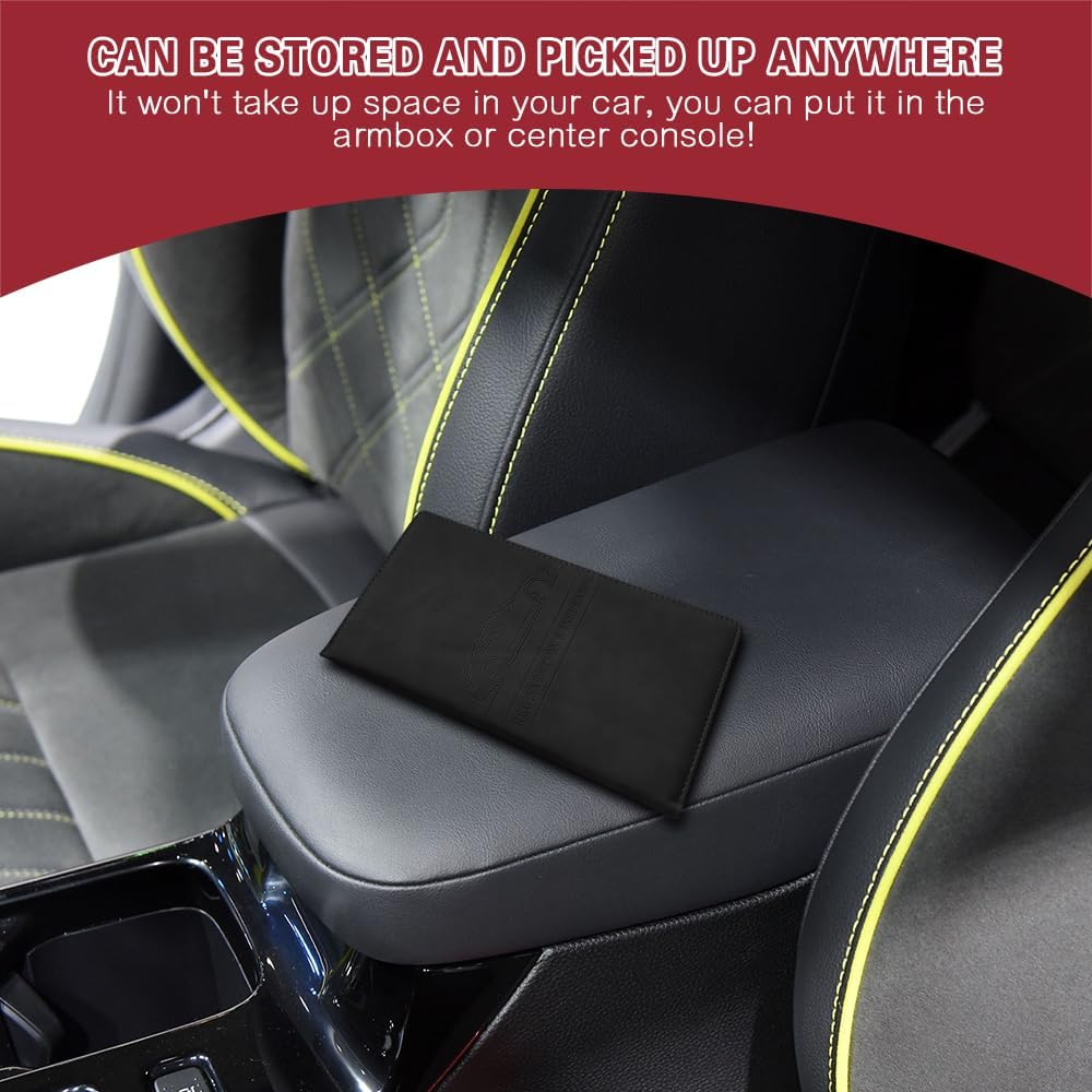 Car Registration and Insurance Card Holder for Women Men, Black Glove Box Paperwork Organizer with Magnetic Buckle for Easy Access and Protect Documents and Various Cards in Vehicle - Image 3